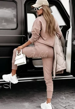 Komplet Dresowy Basic Fit Mokka