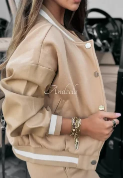 Komplet Dresowy California Girl Camelowy