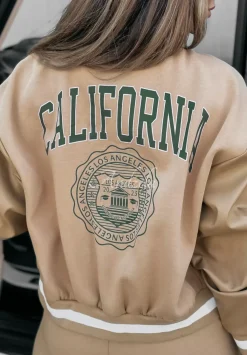 Komplet Dresowy California Girl Camelowy