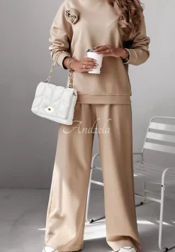 Komplet Dresowy Sporting Rosie Camelowy