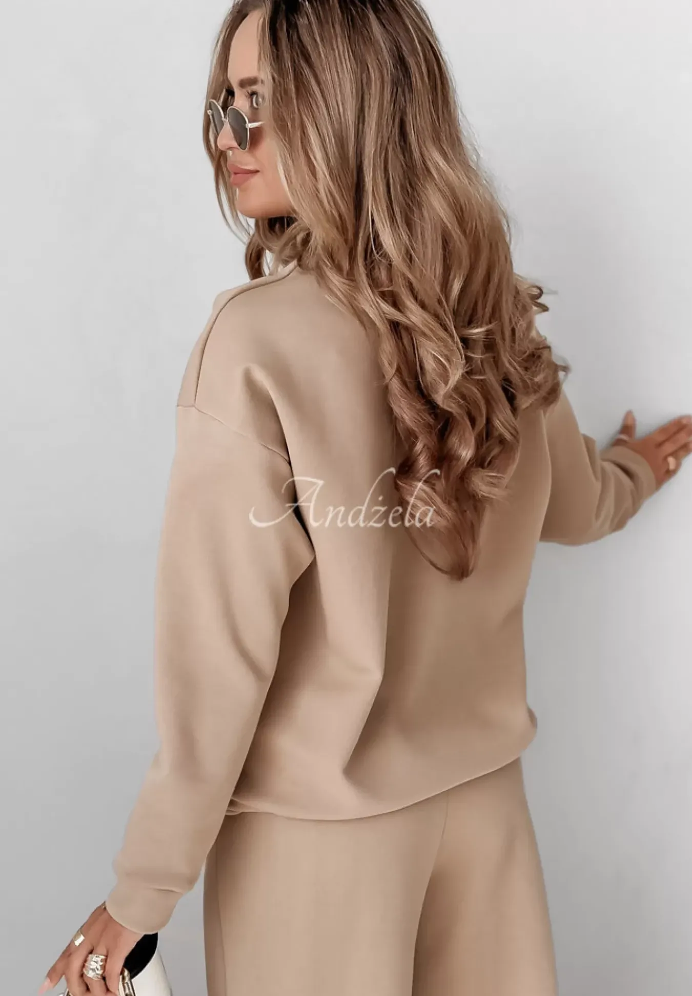 Komplet Dresowy Sporting Rosie Camelowy