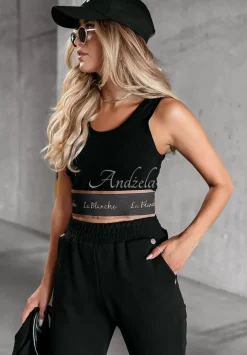 Komplet 3In1 Bluza, Spodnie I Top No Limits Czarny
