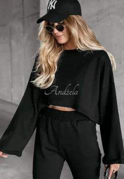 Komplet 3In1 Bluza, Spodnie I Top No Limits Czarny