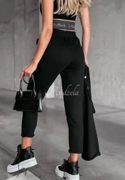 Komplet 3In1 Bluza, Spodnie I Top No Limits Czarny