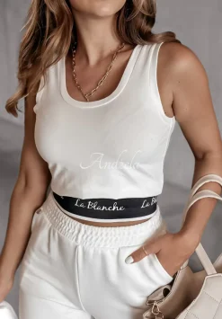 Komplet 3In1 Bluza, Spodnie I Top No Limits Ecru