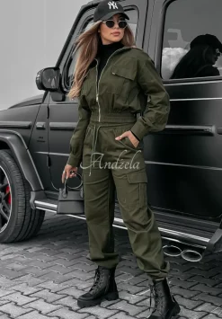 Komplet Outfit The World Khaki