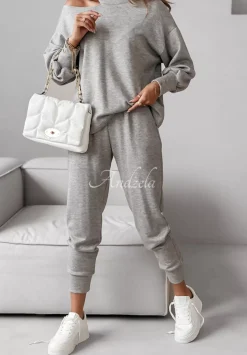 Komplet Sweterkowy Comfy Chill Szary