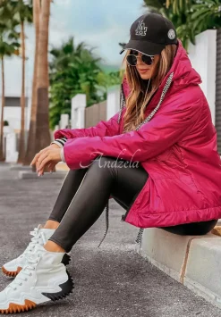 Krotka Kurtka Oversize Rea Fuksjowa
