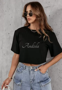 Krotki T-Shirt Chicky-Chick Czarny