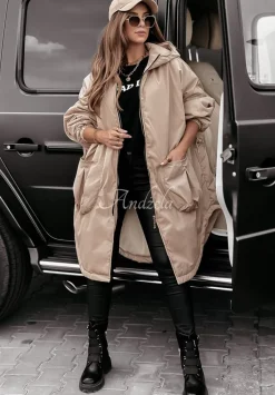 Kurtka Parka Rain On Me Bezowa