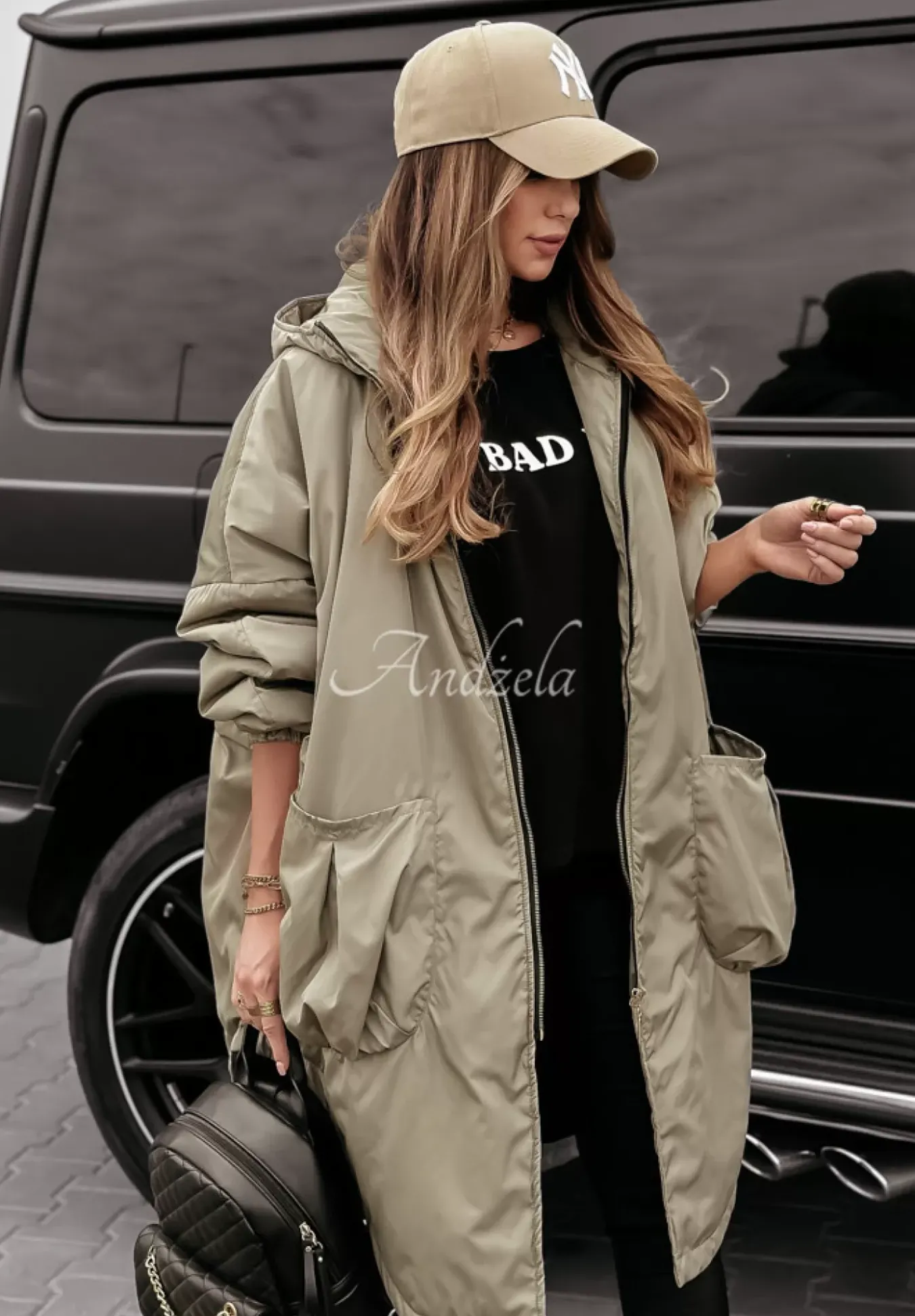 Kurtka Parka Rain On Me Khaki