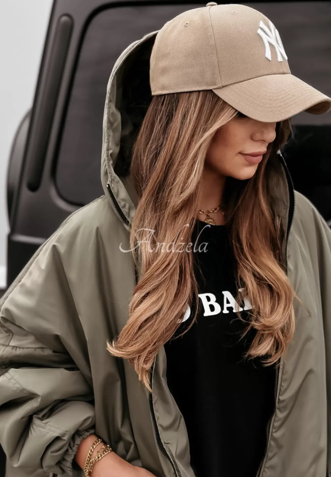Kurtka Parka Rain On Me Khaki