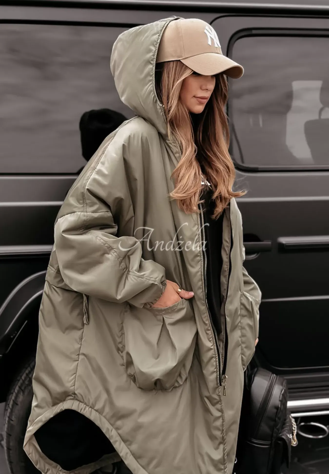 Kurtka Parka Rain On Me Khaki