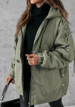 Kurtka Parka Z Kapturem Changing Seasons Khaki