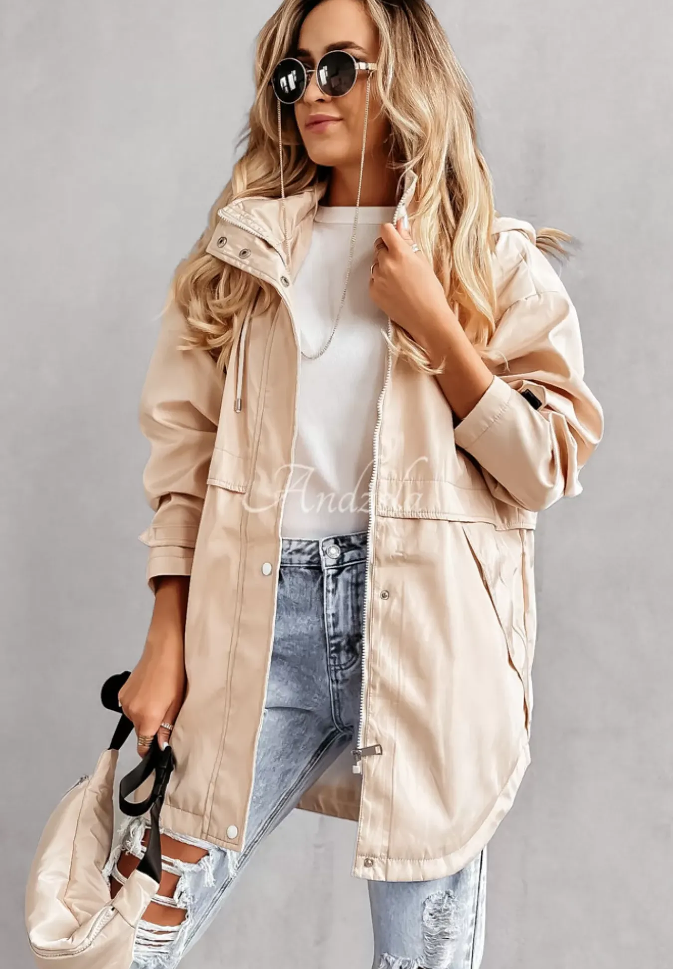 Kurtka Parka Z Nerka New To You Bezowa