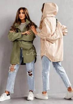 Kurtka Parka Z Nerka New To You Bezowa