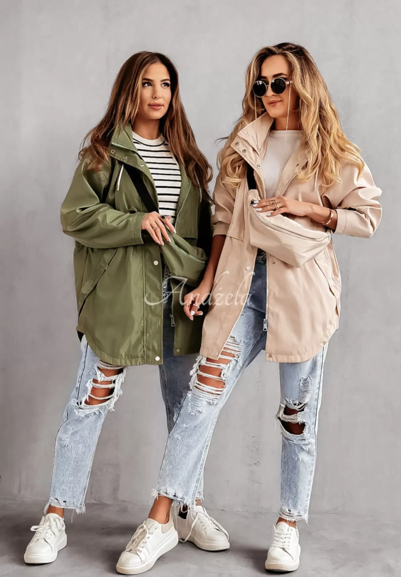 Kurtka Parka Z Nerka New To You Bezowa