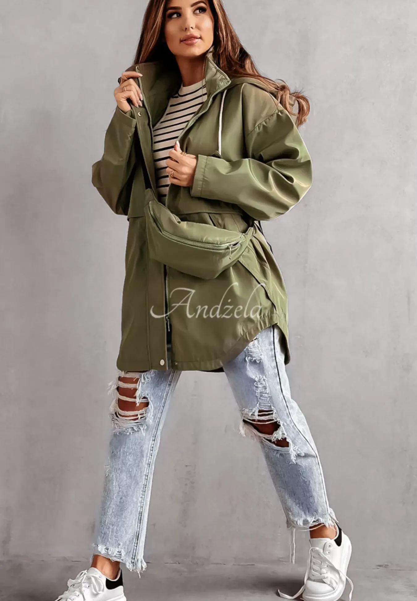 Kurtka Parka Z Nerka New To You Khaki