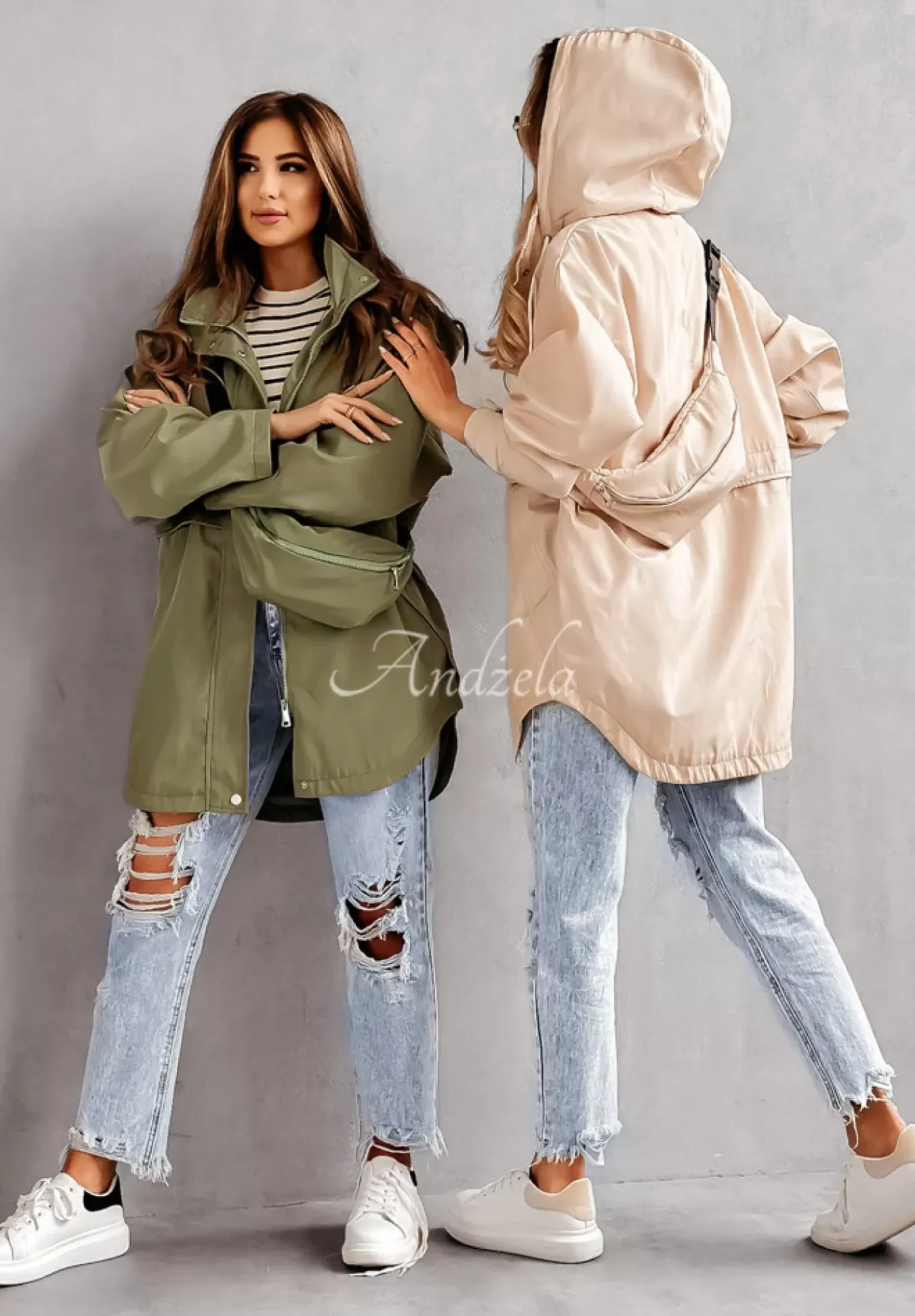 Kurtka Parka Z Nerka New To You Khaki