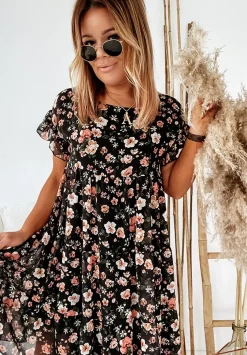 Kwiecista Sukienka Bellarose Czarna