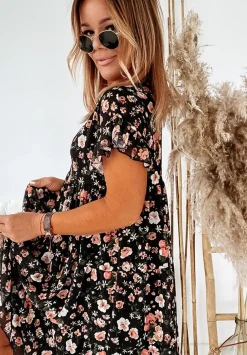 Kwiecista Sukienka Bellarose Czarna