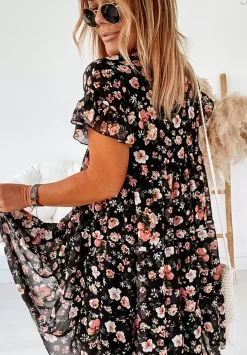 Kwiecista Sukienka Bellarose Czarna