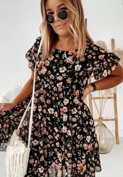 Kwiecista Sukienka Bellarose Czarna