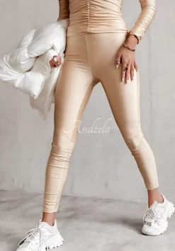 Legginsy Deja Vu Bezowe