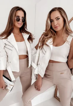 Legginsy Z Wysokim Stanem Brinna Nude