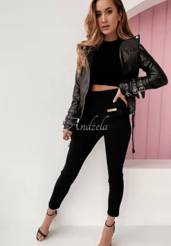 Legginsy Z Wysokim Stanem Brinna Czarne