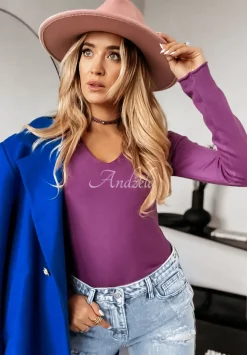 Lekki Sweter Selavi Fioletowy