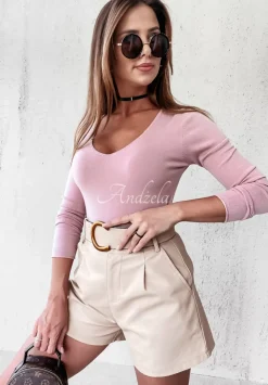 Lekki Sweter Selavi Pudrowy Roz