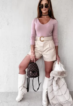 Lekki Sweter Selavi Pudrowy Roz