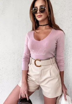 Lekki Sweter Selavi Pudrowy Roz