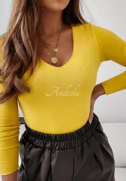 Lekki Sweter Selavi Zolty