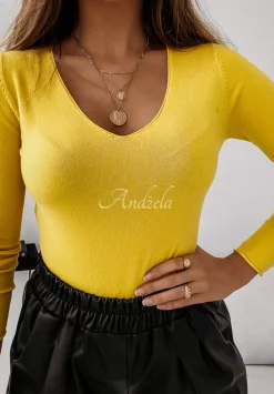 Lekki Sweter Selavi Zolty