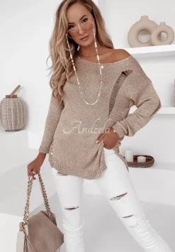 Lekki Sweter Tunika Atlantis Zloty