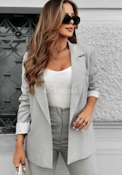 Marynarka Elite Elegance Jasnoszara