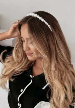 Opaska Na Glowe Z Perelkami Pearly Princess