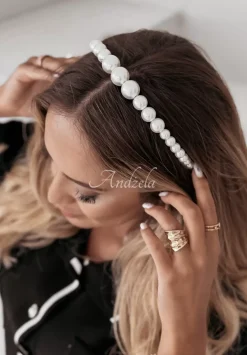 Opaska Na Glowe Z Perelkami Pearly Princess