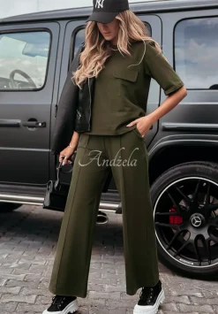 Oversizowy T-Shirt Be Still Khaki