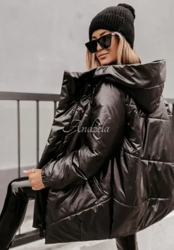 Pikowana Kurtka Oversize Rickerby Czarna