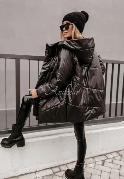 Pikowana Kurtka Oversize Rickerby Czarna