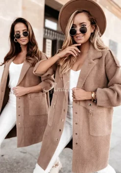 Plaszcz Alpaka Lirosse Camelowy
