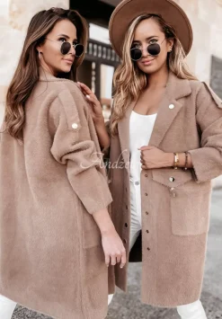 Plaszcz Alpaka Lirosse Camelowy