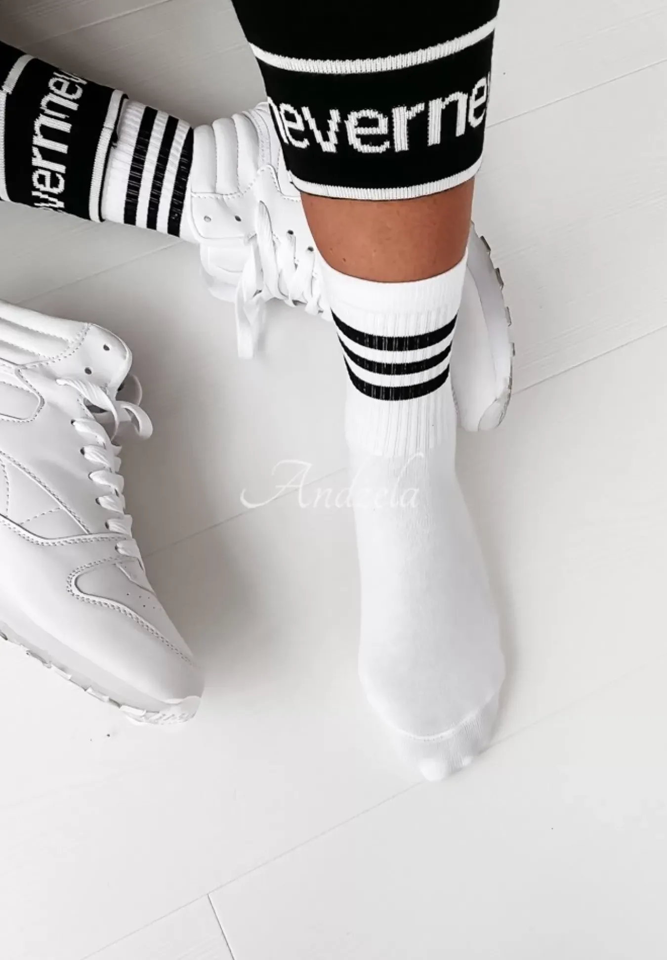 Skarpetki Three Stripes Czarne