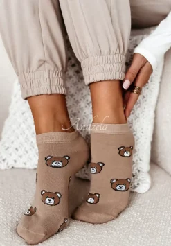 Skarpetki Z Misiami Bears Bezowe