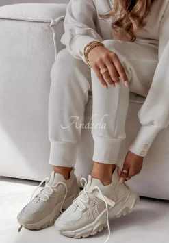 Sneakersy Dynamic Dash Bezowe