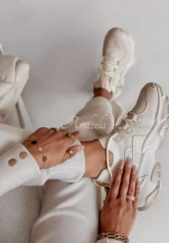 Sneakersy Dynamic Dash Bezowe
