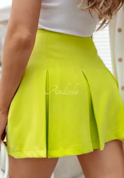 Spodnico-Spodenki Z Zakladkami Think About Me Limonkowe